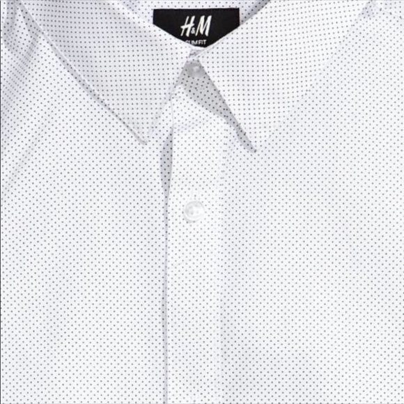 h and m slim fit shirts